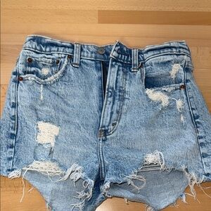 Abercrombie Distressed Denim Women's Shorts